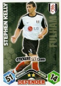 Sticker Stephen Kelly - English Premier League 2009-2010. Match Attax n. 147 - Topps
