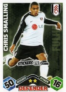Sticker Chris Smalling - English Premier League 2009-2010. Match Attax n. 150 - Topps