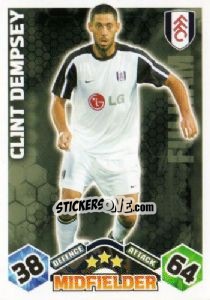 Sticker Clint Dempsey - English Premier League 2009-2010. Match Attax - Topps