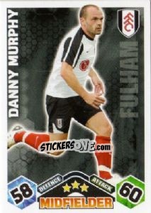 Sticker Danny Murphy - English Premier League 2009-2010. Match Attax n. 152 - Topps