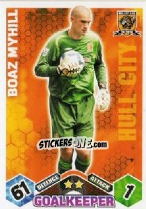 Sticker Boaz Myhill - English Premier League 2009-2010. Match Attax n. 163 - Topps