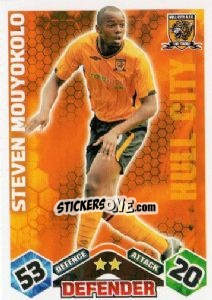 Sticker Steven Mouyokolo - English Premier League 2009-2010. Match Attax n. 165 - Topps