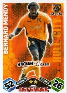 Cromo Bernard Mendy - English Premier League 2009-2010. Match Attax - Topps