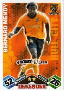 Sticker Bernard Mendy - English Premier League 2009-2010. Match Attax n. 166 - Topps