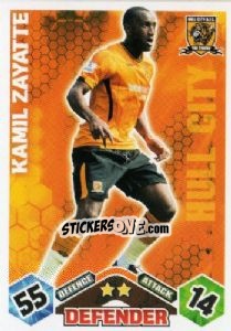 Figurina Kamil Zayatte - English Premier League 2009-2010. Match Attax n. 167 - Topps