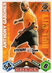 Sticker Anthony Gardner - English Premier League 2009-2010. Match Attax n. 168 - Topps
