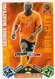 Cromo George Boateng - English Premier League 2009-2010. Match Attax n. 170 - Topps