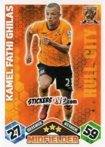 Sticker Kamel Fathi Ghilas - English Premier League 2009-2010. Match Attax n. 172 - Topps