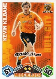 Cromo Kevin Kilbane - English Premier League 2009-2010. Match Attax n. 173 - Topps
