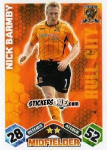 Sticker Nick Barmby - English Premier League 2009-2010. Match Attax n. 174 - Topps