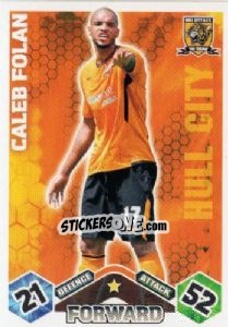 Sticker Caleb Folan - English Premier League 2009-2010. Match Attax - Topps