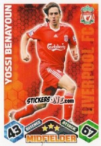 Sticker Yossi Benayoun - English Premier League 2009-2010. Match Attax - Topps