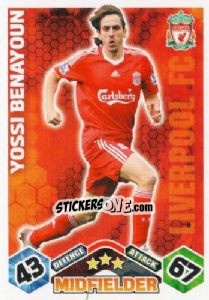 Figurina Yossi Benayoun - English Premier League 2009-2010. Match Attax - Topps