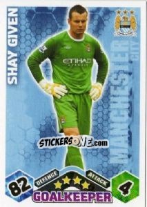 Sticker Shay Given - English Premier League 2009-2010. Match Attax n. 199 - Topps
