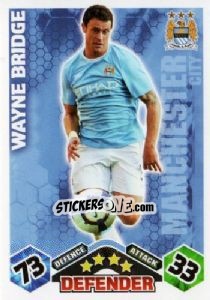 Sticker Wayne Bridge - English Premier League 2009-2010. Match Attax - Topps