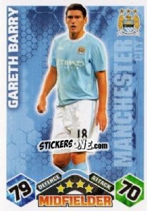 Sticker Gareth Barry - English Premier League 2009-2010. Match Attax n. 207 - Topps