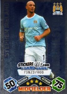 Cromo Stephen Ireland - iCard - English Premier League 2009-2010. Match Attax n. 215 - Topps