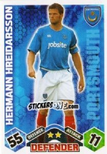 Sticker Hermann Hreidarsson - English Premier League 2009-2010. Match Attax - Topps