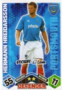 Sticker Hermann Hreidarsson - English Premier League 2009-2010. Match Attax n. 237 - Topps