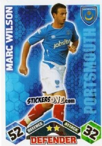 Cromo Marc Wilson - English Premier League 2009-2010. Match Attax - Topps