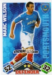 Sticker Marc Wilson - English Premier League 2009-2010. Match Attax n. 238 - Topps