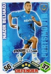 Figurina Nadir Belhadj - English Premier League 2009-2010. Match Attax - Topps