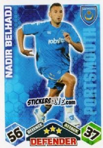 Cromo Nadir Belhadj - English Premier League 2009-2010. Match Attax n. 239 - Topps