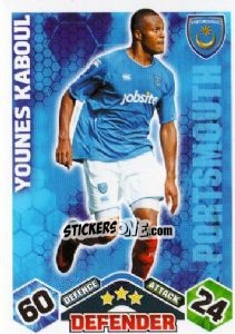 Sticker Younes Kaboul - English Premier League 2009-2010. Match Attax - Topps