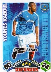 Cromo Younes Kaboul - English Premier League 2009-2010. Match Attax - Topps