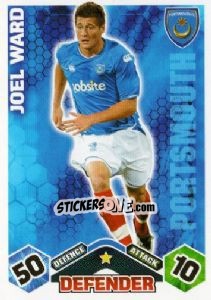Sticker Joel Ward - English Premier League 2009-2010. Match Attax - Topps