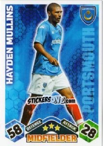 Sticker Hayden Mullins - English Premier League 2009-2010. Match Attax - Topps