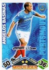 Sticker Angelos Basinas - English Premier League 2009-2010. Match Attax - Topps