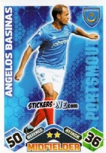 Figurina Angelos Basinas - English Premier League 2009-2010. Match Attax n. 244 - Topps