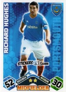 Cromo Richard Hughes - English Premier League 2009-2010. Match Attax - Topps