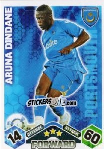 Sticker Aruna Dindane - English Premier League 2009-2010. Match Attax n. 248 - Topps