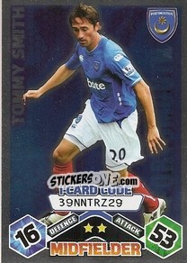 Sticker Tommy Smith - iCard - English Premier League 2009-2010. Match Attax - Topps