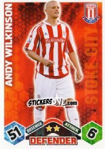 Sticker Andy Wilkinson - English Premier League 2009-2010. Match Attax - Topps