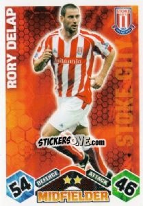 Cromo Rory Delap - English Premier League 2009-2010. Match Attax - Topps