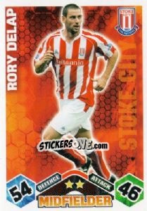 Sticker Rory Delap - English Premier League 2009-2010. Match Attax n. 264 - Topps