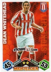 Sticker Dean Whitehead - English Premier League 2009-2010. Match Attax - Topps