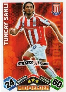 Cromo Tuncay Sanli - English Premier League 2009-2010. Match Attax - Topps