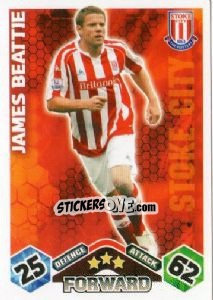 Sticker James Beattie - English Premier League 2009-2010. Match Attax n. 268 - Topps