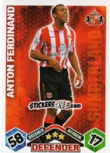 Sticker Anton Ferdinand - English Premier League 2009-2010. Match Attax - Topps