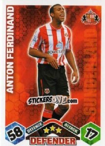 Cromo Anton Ferdinand - English Premier League 2009-2010. Match Attax n. 272 - Topps