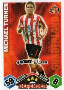 Sticker Michael Turner - English Premier League 2009-2010. Match Attax - Topps