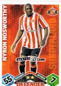 Cromo Nyron Nosworthy - English Premier League 2009-2010. Match Attax - Topps