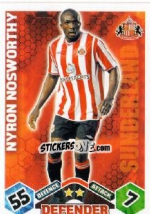 Sticker Nyron Nosworthy - English Premier League 2009-2010. Match Attax n. 275 - Topps
