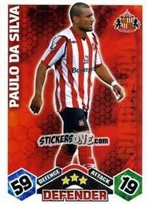 Sticker Paulo Da Silva - English Premier League 2009-2010. Match Attax n. 277 - Topps