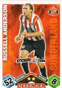 Cromo Russell Anderson - English Premier League 2009-2010. Match Attax - Topps