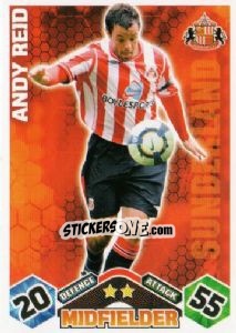 Sticker Andy Reid - English Premier League 2009-2010. Match Attax - Topps